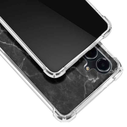 Black Marble Galaxy S23 FE Clear Case